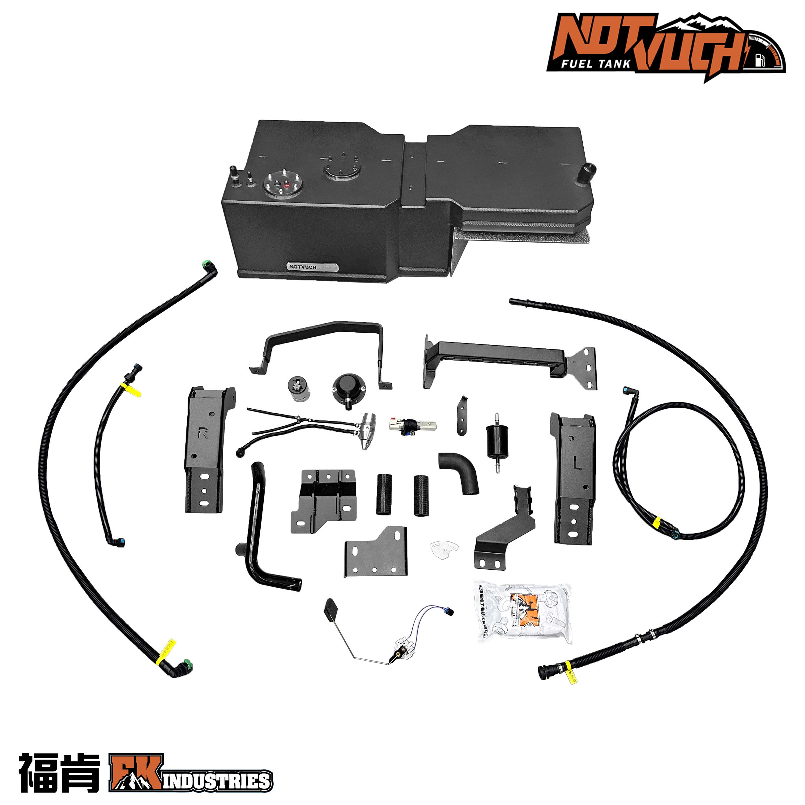 FK 60L(16 Gallon)Long Range Auxiliary Fuel Tank Fit for Ford