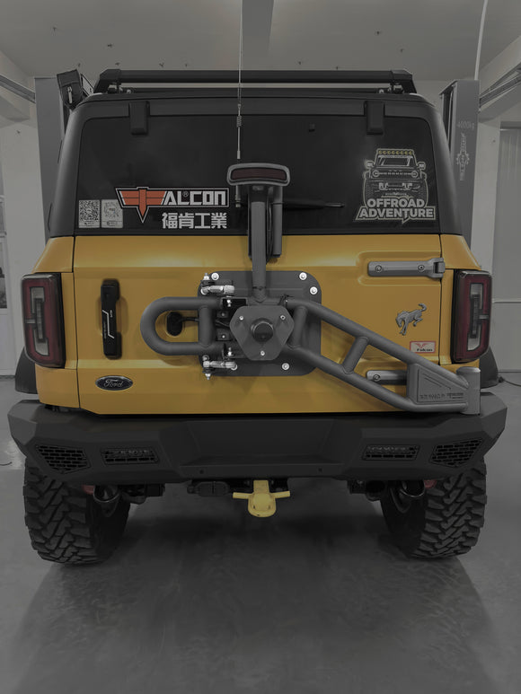 FK Swing Out Tire Carrier Compatible with 6th Gen Ford Bronco