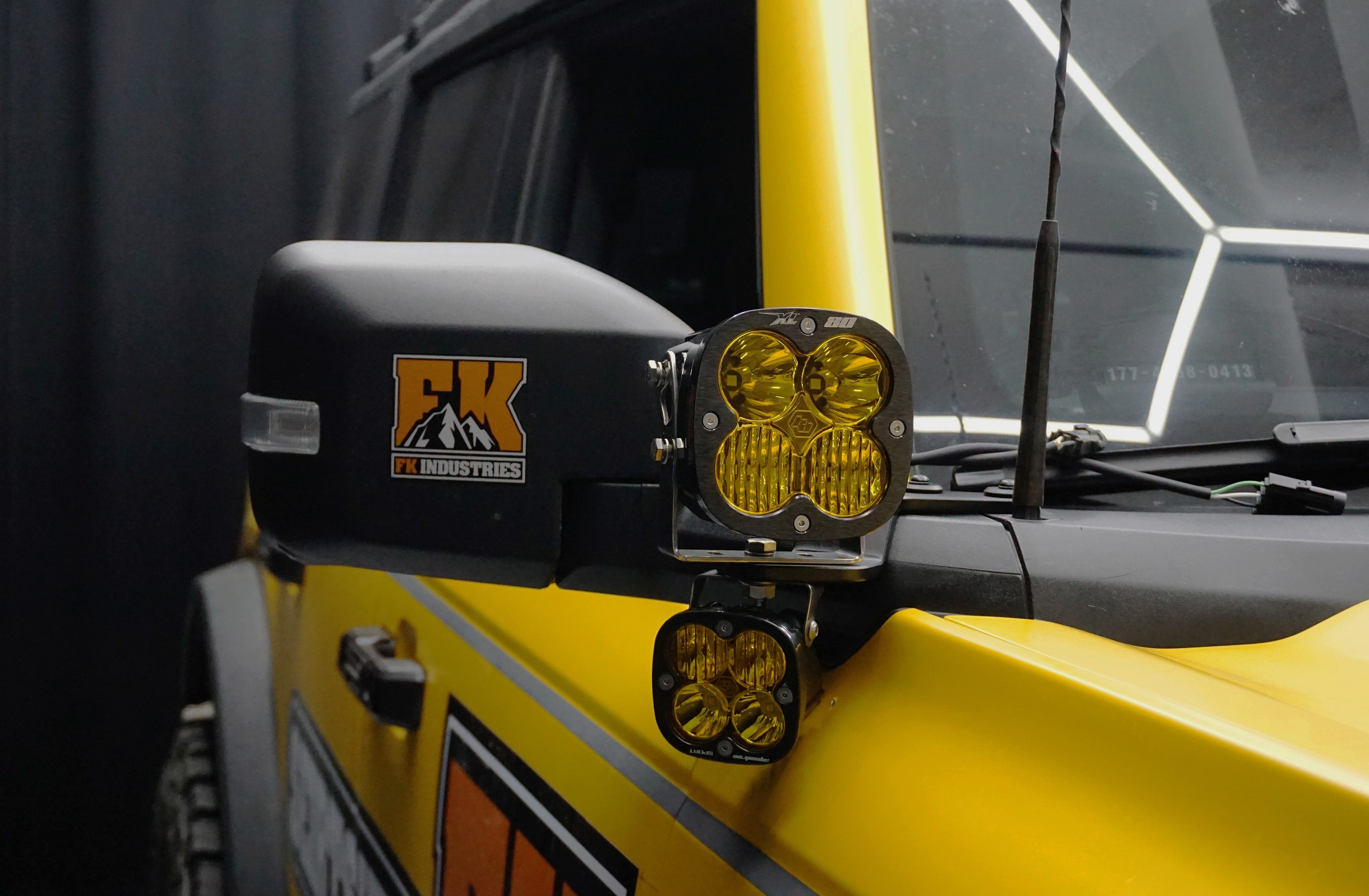 FK A-Pillar Light Mount Fit for 6th Gen 2021-Present Ford Bronco